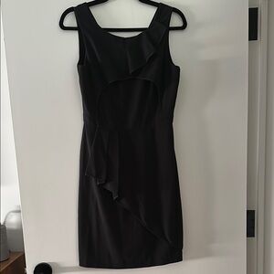 BCBGMaxAzria Black Asymmetrical Dress